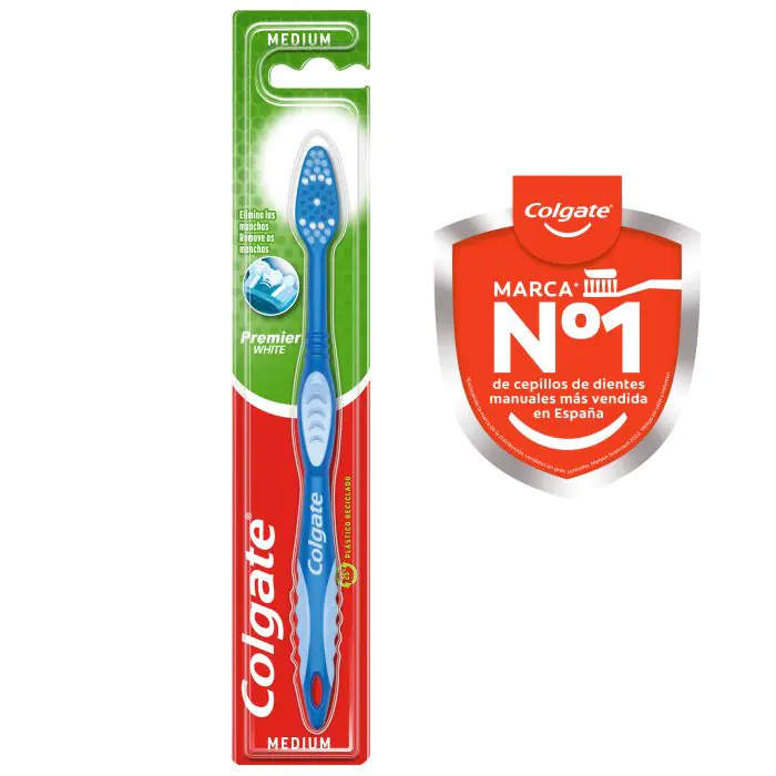 Зубная щетка cepillo de dientes premier white medio blanqueador Colgate, цвет azul
Зубная щетка cepillo de dientes premier white medio blanqueador Colgate, цвет azul