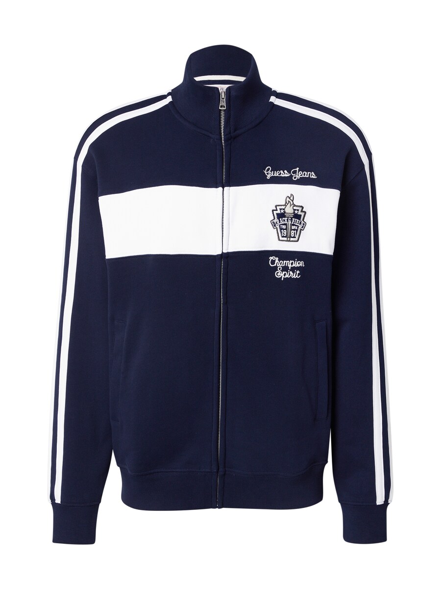 Толстовка с капюшоном на молнии GUESS JEANS, темно-синий
Толстовка с капюшоном на молнии GUESS JEANS, темно-синий