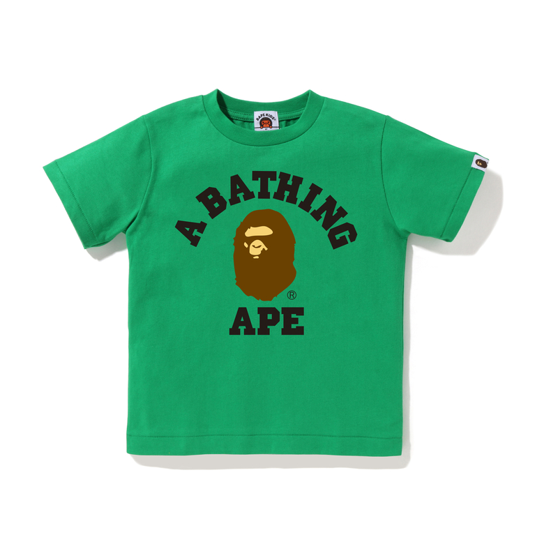 Футболка для детей 3-7 лет A BATHING APE, зеленый
Футболка для детей 3-7 лет A BATHING APE, зеленый