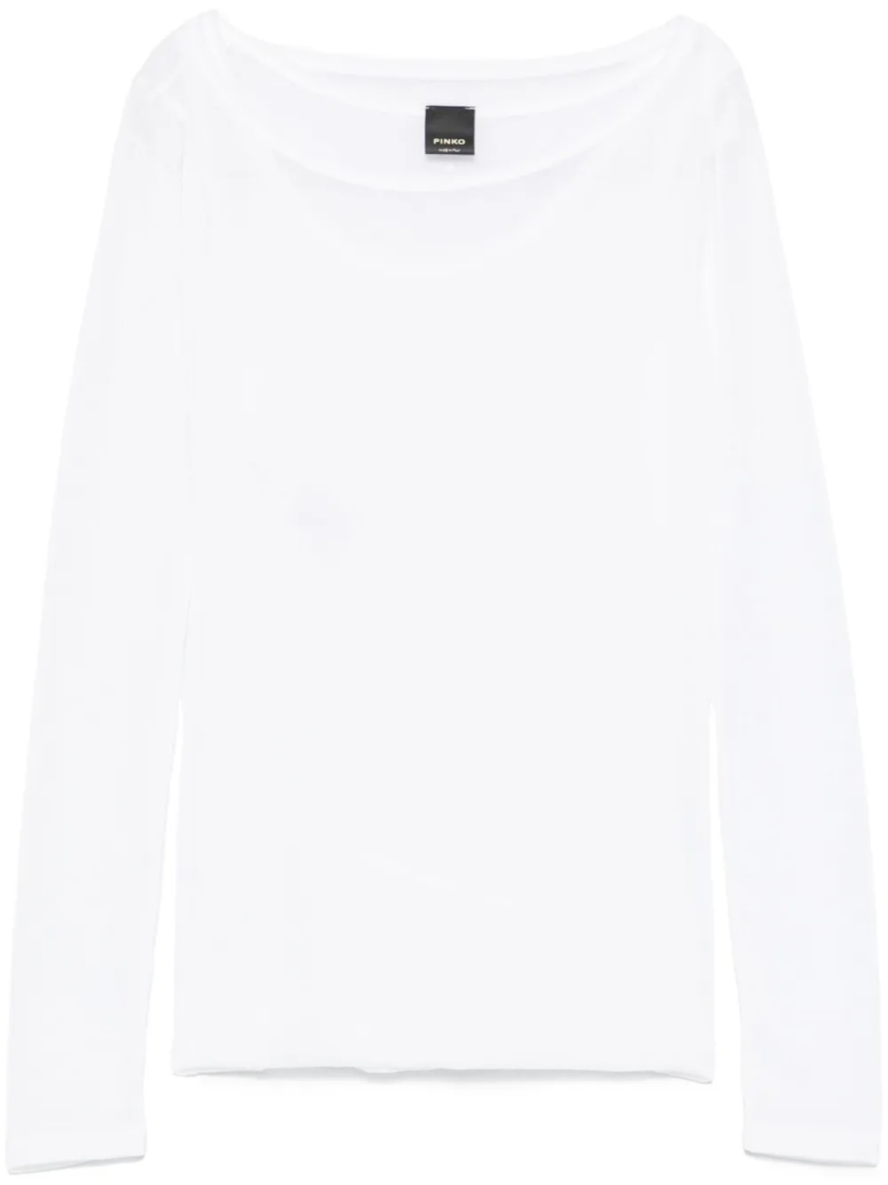Футболка PINKO с длинным рукавом из марли, белый 
Футболка PINKO с длинным рукавом из марли, белый