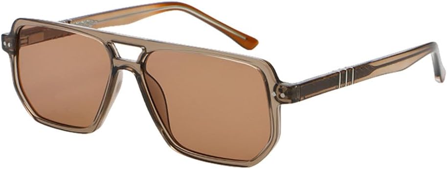 Солнцезащитные очки в крупной оправе в стиле ретро для женщин с защитой от УФ-излучения UV400, солнцезащитные очки с двойной перемычкой для мужчин, очки для вождения, унисекс, леопардовый коричневый, летние TKKTLLT, Green Brown
Солнцезащитные очки в крупной оправе в стиле ретро для женщин с защитой от УФ-излучения UV400, солнцезащитные очки с двойной перемычкой для мужчин, очки для вождения, унисекс, леопардовый коричневый, летние TKKTLLT, Green Brown