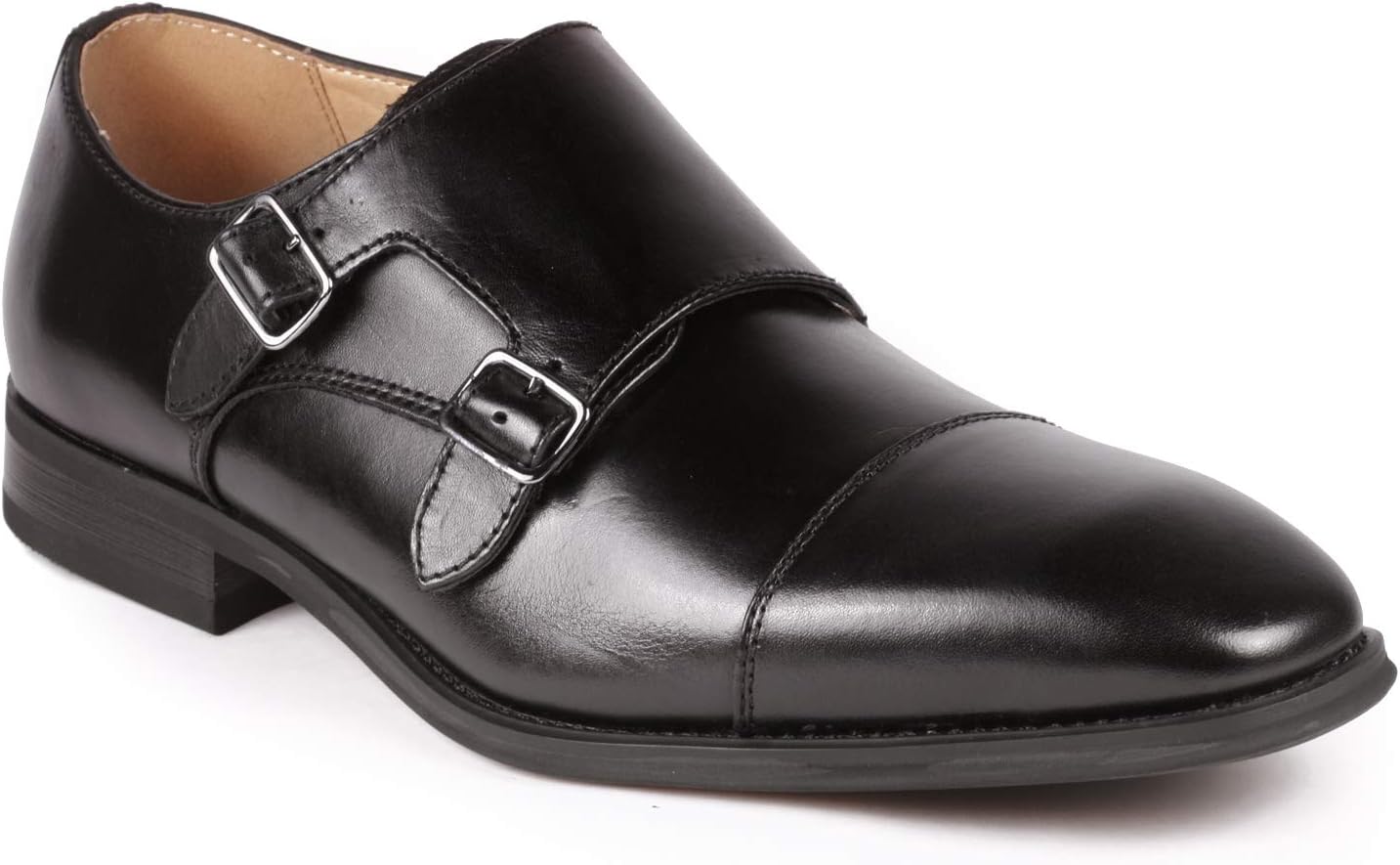 Кожаные мужские лоферы Metrocharm ML-1005 с двойной монк-пряжкой и закрытым носком, черный
Кожаные мужские лоферы Metrocharm ML-1005 с двойной монк-пряжкой и закрытым носком, черный