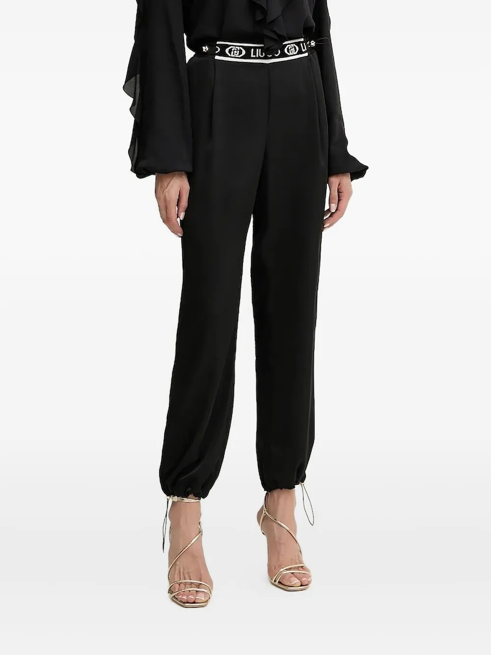 Брюки с завязками на щиколотках LIU JO, черный
Брюки с завязками на щиколотках LIU JO, черный