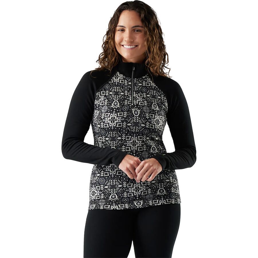 Термофутболка Smartwool Classic Thermal Merino Base Layer 1/4-Zip Top Smartwool, Black Deco Floral
Термофутболка Smartwool Classic Thermal Merino Base Layer 1/4-Zip Top Smartwool, Black Deco Floral
