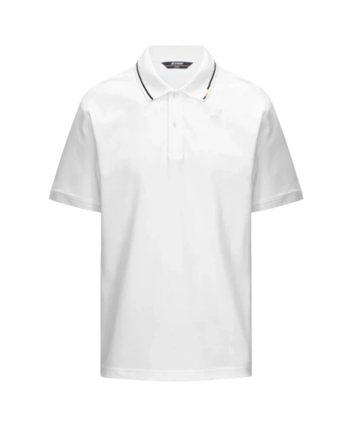 Белая рубашка-поло с короткими рукавами K-Way, белый
Белая рубашка-поло с короткими рукавами K-Way, белый