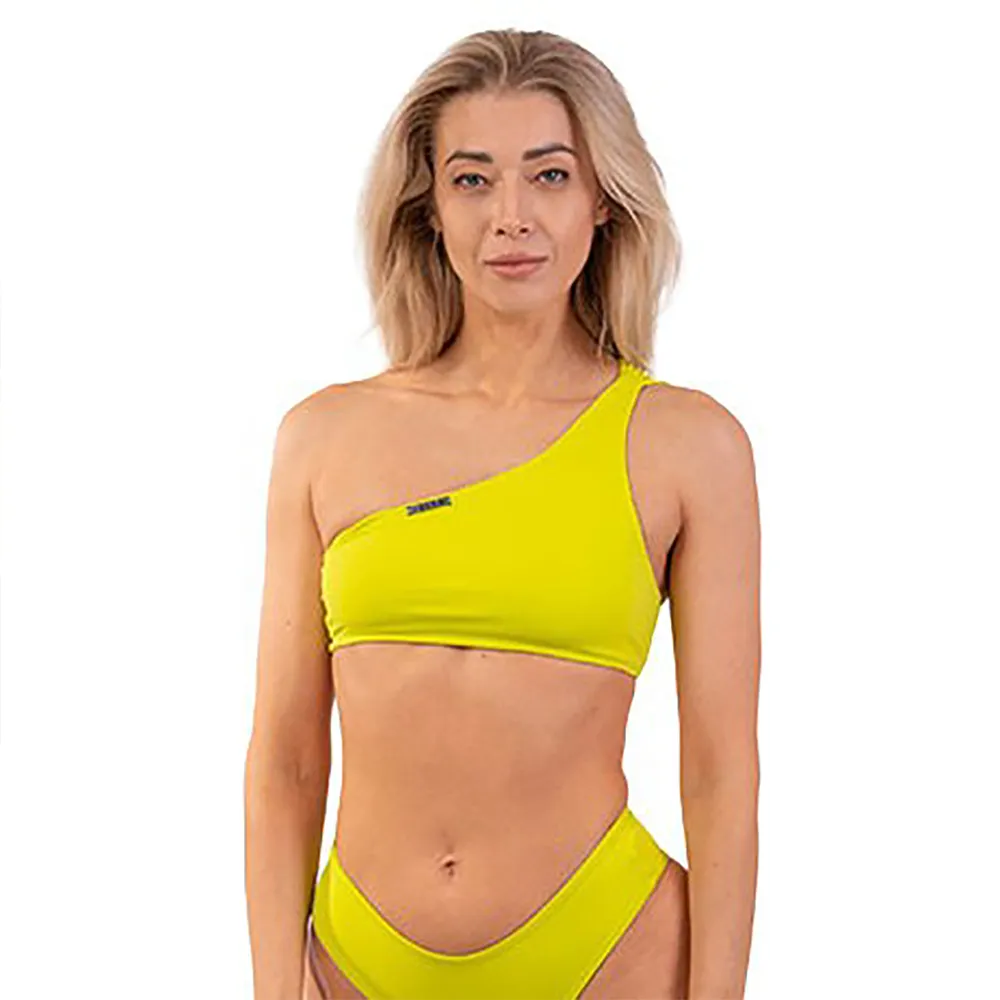Топ бикини Nebbia One Shoulder Bandeau 448, желтый
Топ бикини Nebbia One Shoulder Bandeau 448, желтый