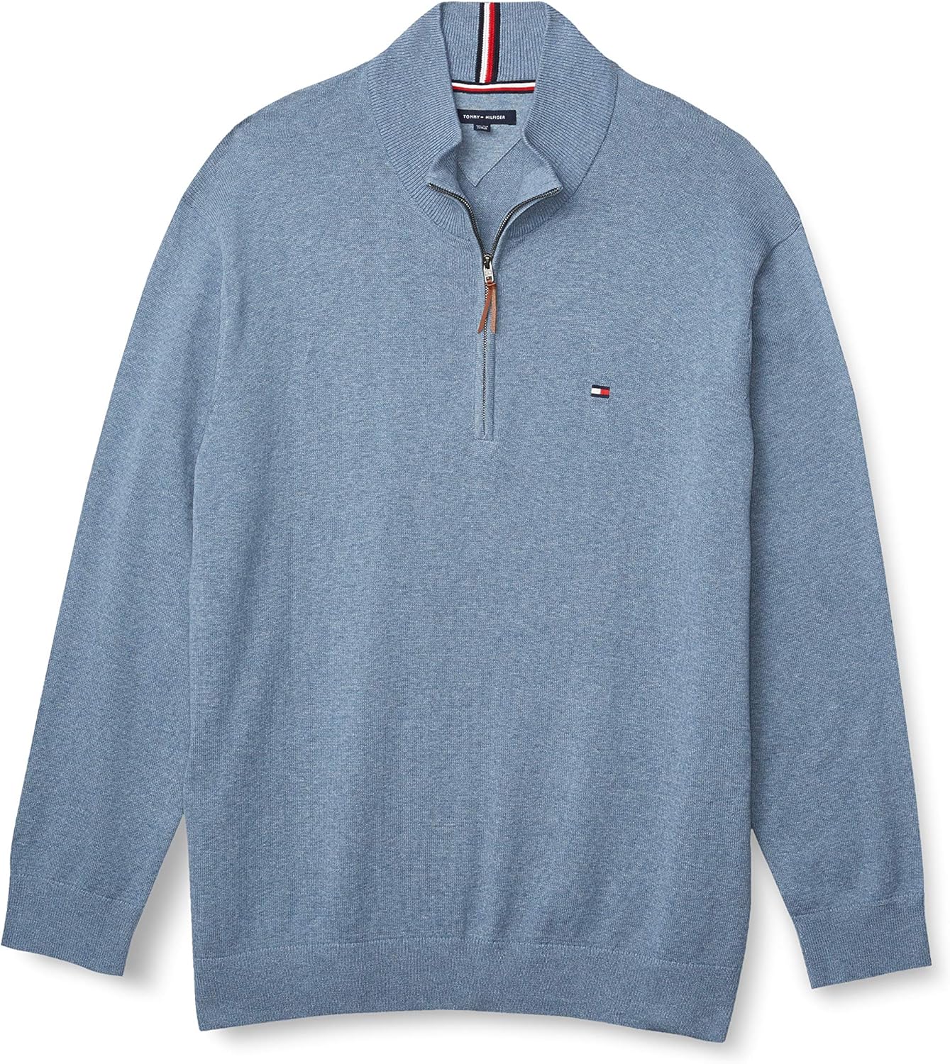 Мужской свитер Tommy Hilfiger с застежкой-молнией 1/4, B8801 Navy Heather
Мужской свитер Tommy Hilfiger с застежкой-молнией 1/4, B8801 Navy Heather