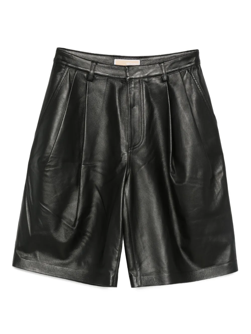 Кожаные шорты со складками Michael Michael Kors, черный
Кожаные шорты со складками Michael Michael Kors, черный