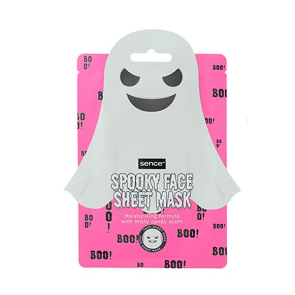Маска для лица на хэллоуин с принтом привидения SENCE Spooky Face Sheet Mask
Маска для лица на хэллоуин с принтом привидения SENCE Spooky Face Sheet Mask