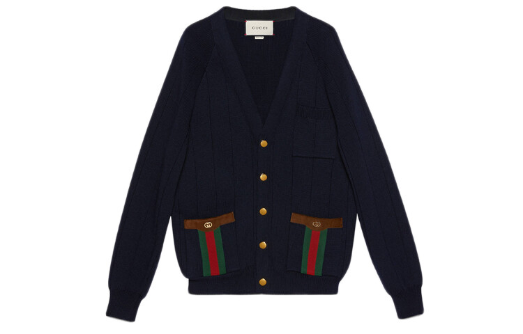 Кардиган мужской Gucci с карманами, черный
Кардиган мужской Gucci с карманами, черный