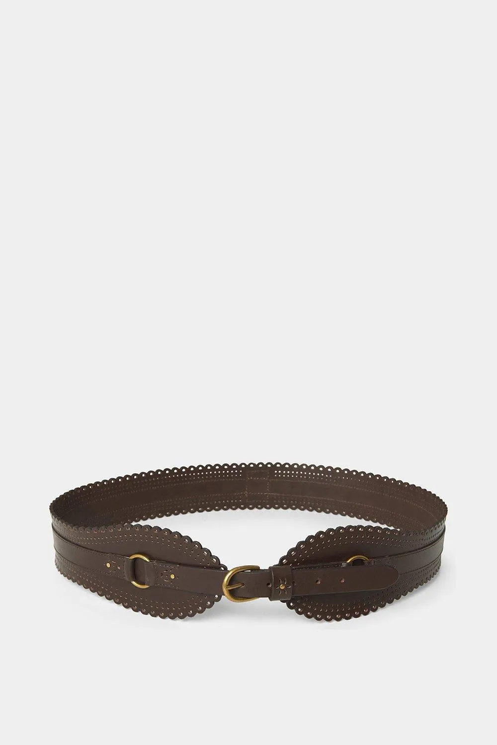 Поясной ремень из 100% кожи с вырезом и зубчатым краем Joe Browns, коричневый
Поясной ремень из 100% кожи с вырезом и зубчатым краем Joe Browns, коричневый