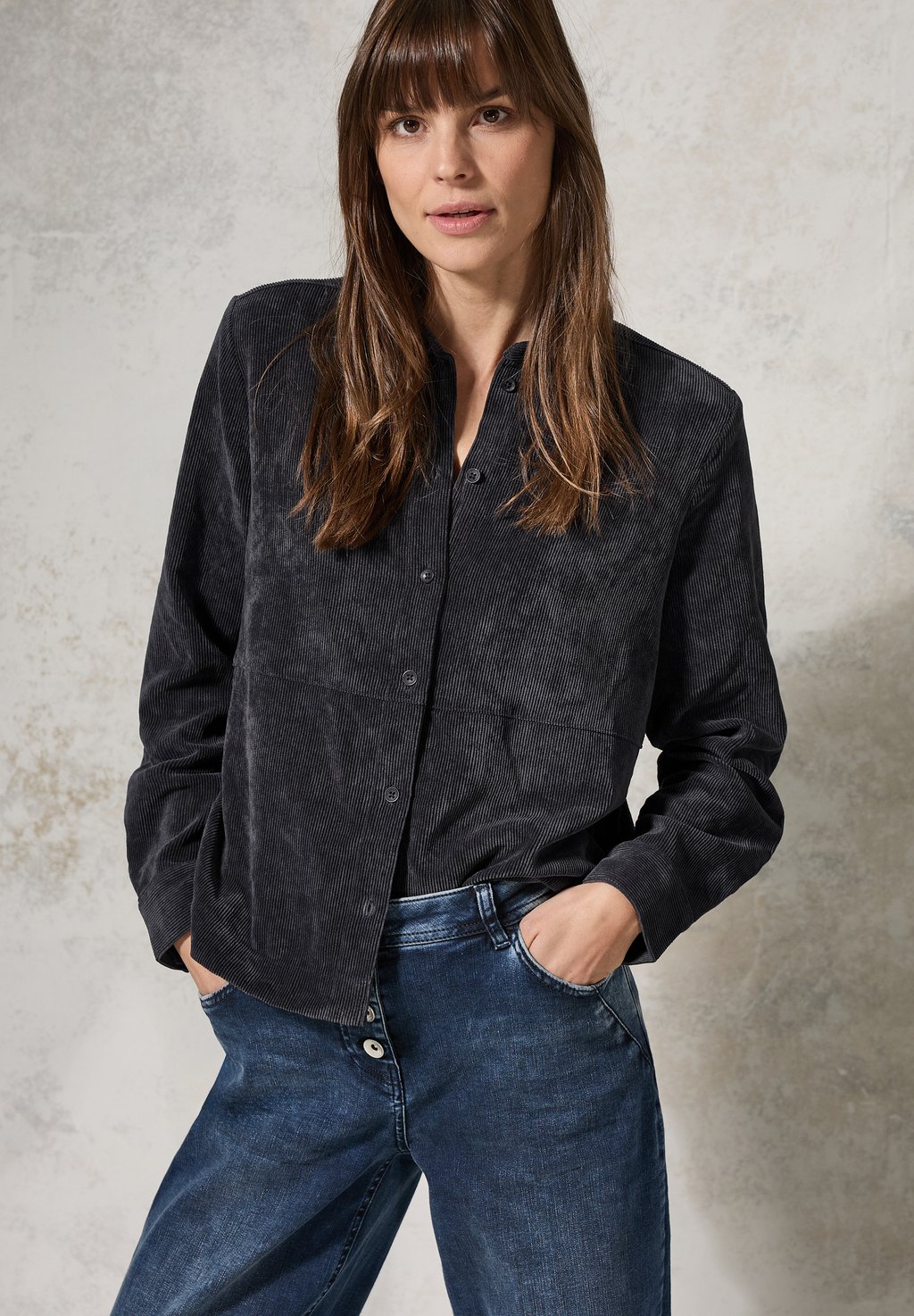 Блузка на пуговицах Cecil, серый
Блузка на пуговицах Cecil, серый