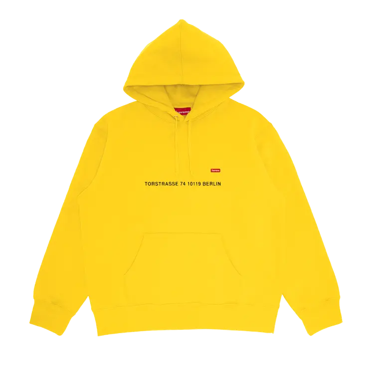 Толстовка Supreme Shop Small Box Hooded - Berlin 'Yellow', желтый 
Толстовка Supreme Shop Small Box Hooded - Berlin 'Yellow', желтый