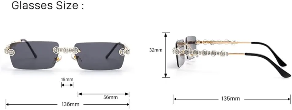 Женские солнцезащитные очки без оправы, прямоугольные, в стиле стимпанк, с кристаллами, винтажные, со стразами, защита от ультрафиолета UV400 generic, D2
Женские солнцезащитные очки без оправы, прямоугольные, в стиле стимпанк, с кристаллами, винтажные, со стразами, защита от ультрафиолета UV400 generic, D2