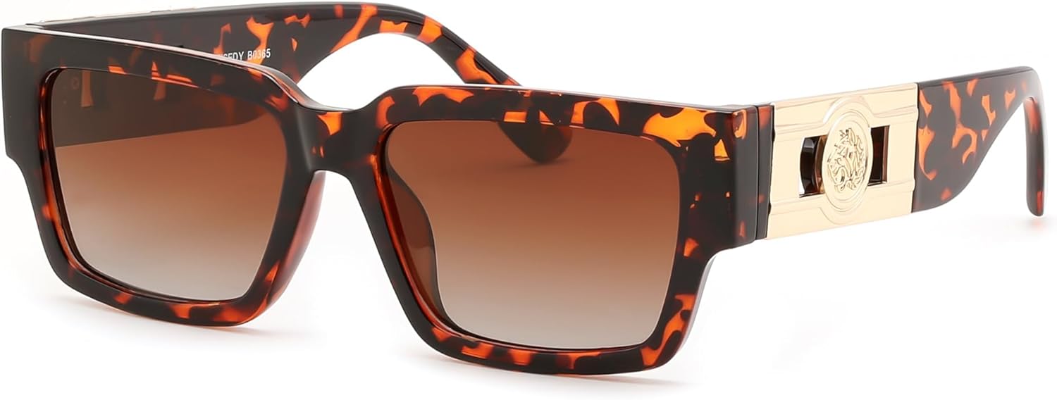 FEISEDY Ретро-модные прямоугольные поляризованные солнцезащитные очки для женщин и мужчин, классические узкие квадратные солнцезащитные очки B0314, Tortoise/Gradient Brown
FEISEDY Ретро-модные прямоугольные поляризованные солнцезащитные очки для женщин и мужчин, классические узкие квадратные солнцезащитные очки B0314, Tortoise/Gradient Brown