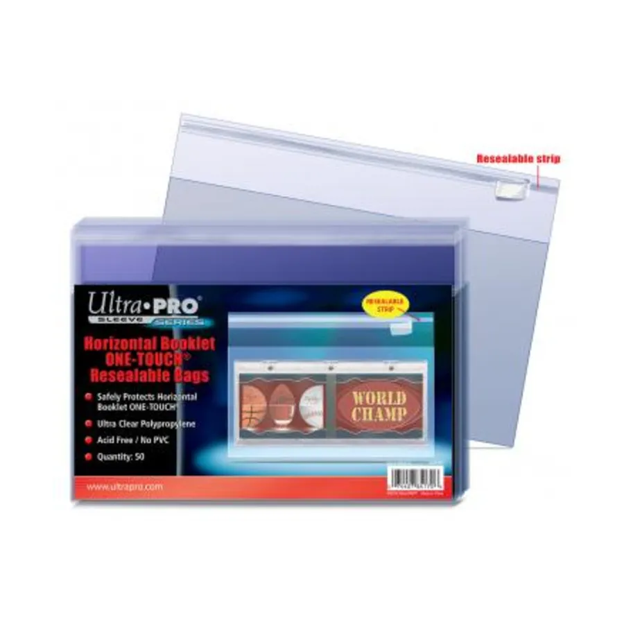 Горизонтальные многоразовые пакеты для буклетов в одно касание (50), Card Sleeves - Specialty Size (Ultra Pro)
Горизонтальные многоразовые пакеты для буклетов в одно касание (50), Card Sleeves - Specialty Size (Ultra Pro)