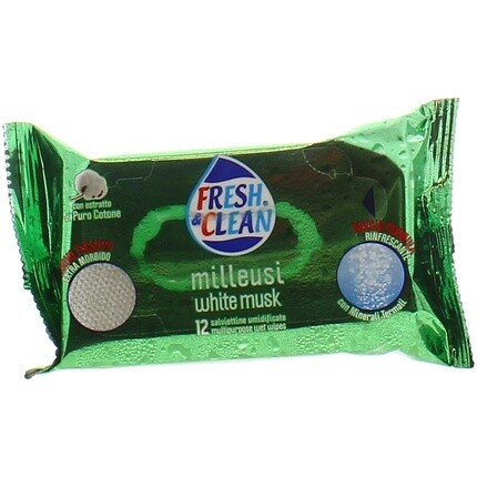 Салфетки Fresh & Clean с белым мускусом — упаковка из 12 шт., Sconosciuto
Салфетки Fresh & Clean с белым мускусом — упаковка из 12 шт., Sconosciuto