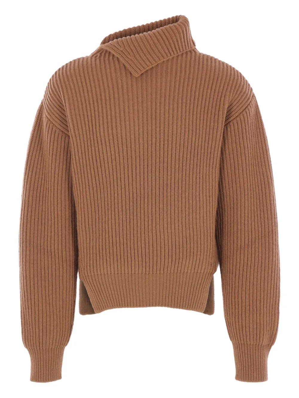 Свитер с асимметричным вырезом Jil Sander, коричневый
Свитер с асимметричным вырезом Jil Sander, коричневый