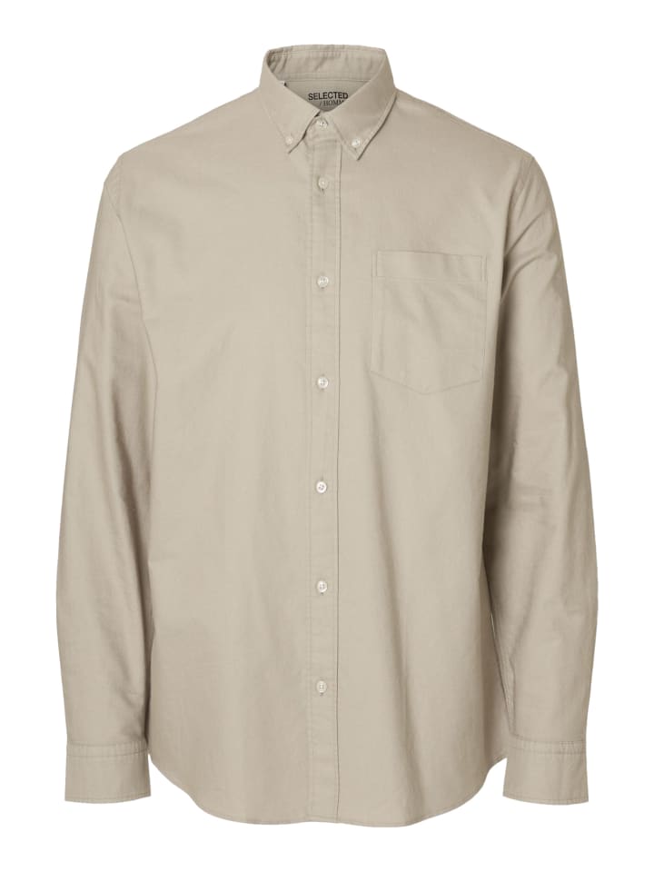 Рубашка SELECTED HOMME, бежевый
Рубашка SELECTED HOMME, бежевый