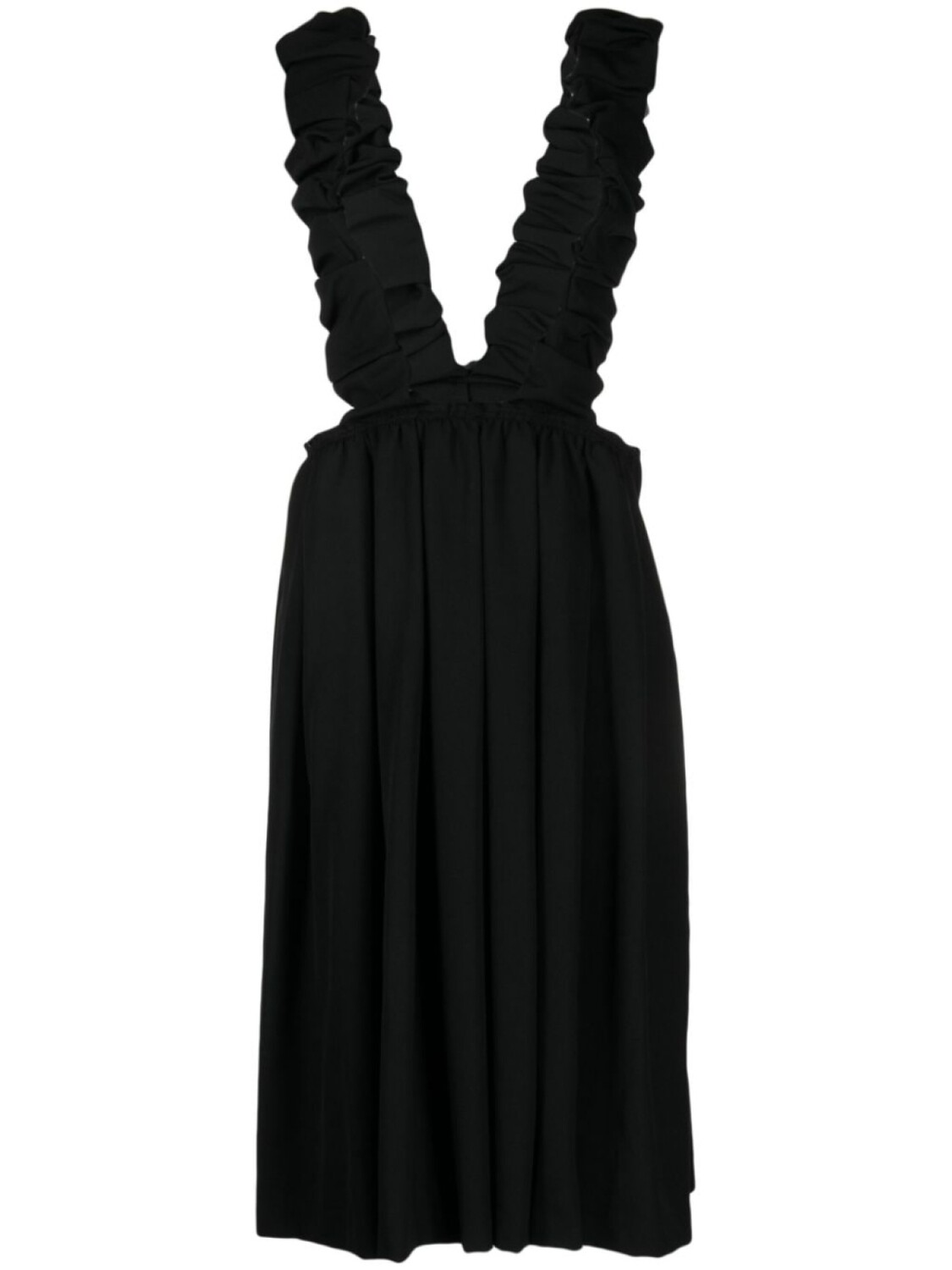 Comme Des Garçons Comme Des Garçons dungarees-style midi dress, черный
Comme Des Garçons Comme Des Garçons dungarees-style midi dress, черный
