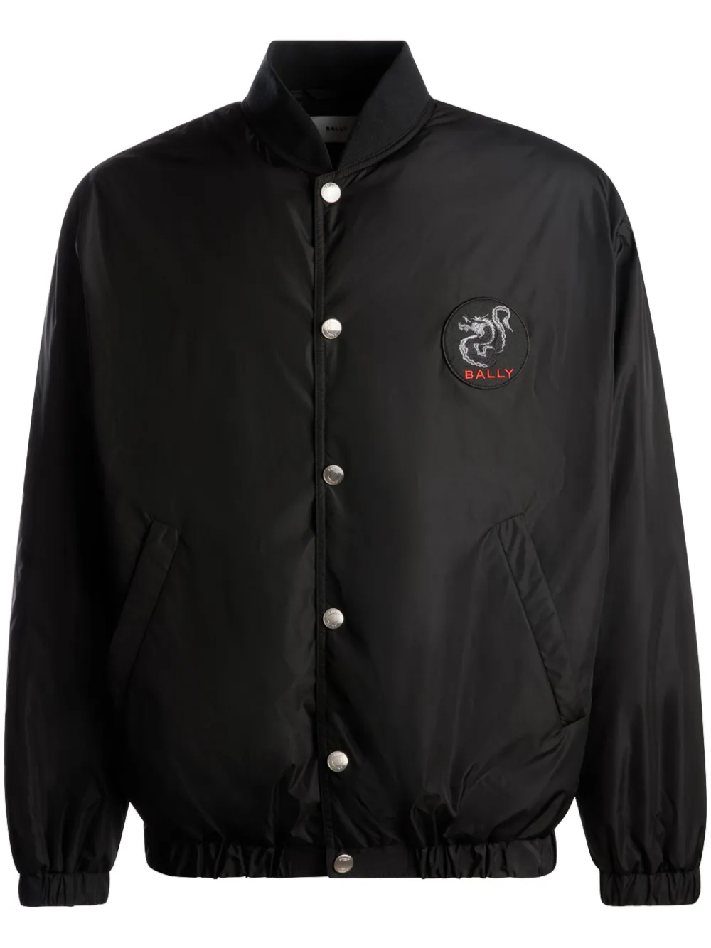 Бомбер с логотипом Bally, черный
Бомбер с логотипом Bally, черный