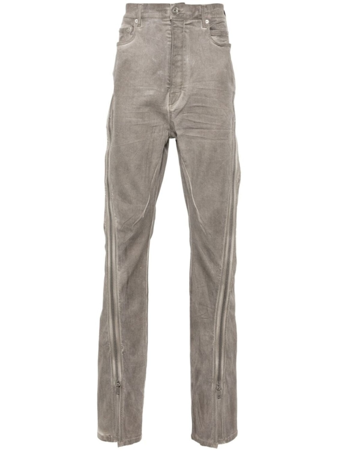 Rick Owens DRKSHDW джинсы Bolan Banana, серый 
Rick Owens DRKSHDW джинсы Bolan Banana, серый