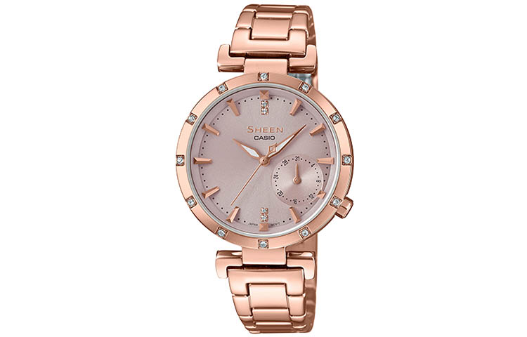CASIO Часы Women's SHEEN Gold Watch SHE-4051PG-4A, Rose Gold Watch Dial
CASIO Часы Women's SHEEN Gold Watch SHE-4051PG-4A, Rose Gold Watch Dial