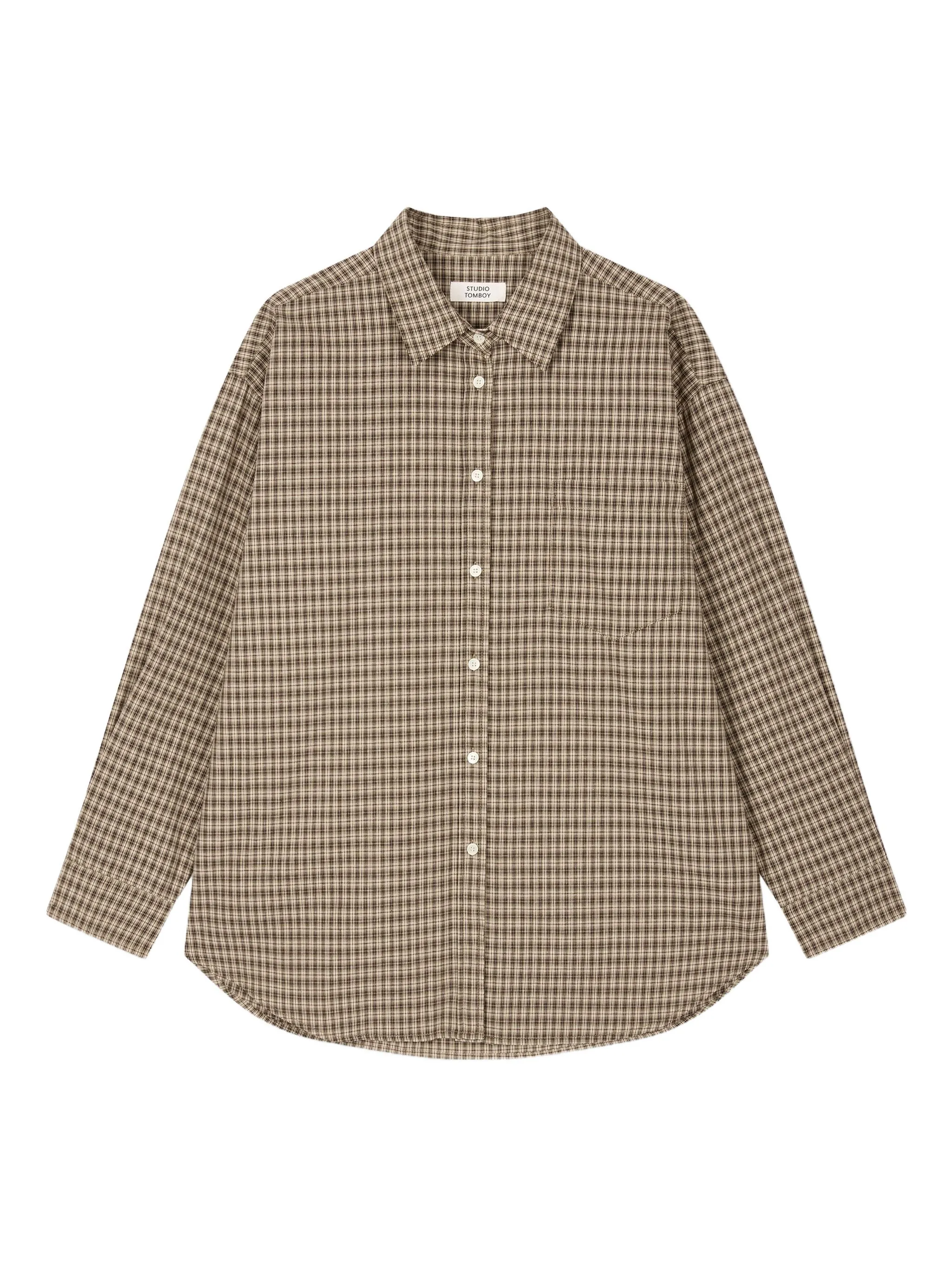 Клетчатая рубашка Studio Tomboy, коричневый
Клетчатая рубашка Studio Tomboy, коричневый