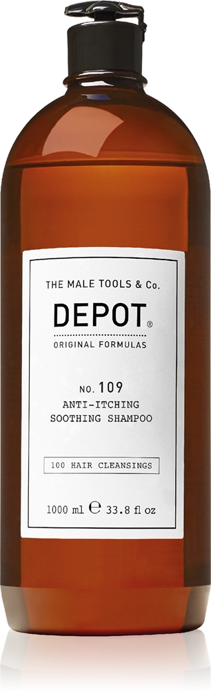 № 109 успокаивающий шампунь против зуда для всех типов волос Depot, 1000 мл
№ 109 успокаивающий шампунь против зуда для всех типов волос Depot, 1000 мл