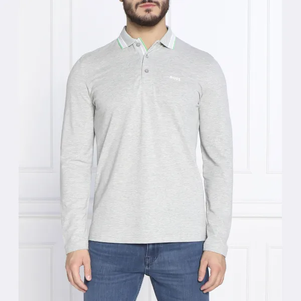 Рубашка поло стандартного кроя со складками Boss, серый
Рубашка поло стандартного кроя со складками Boss, серый