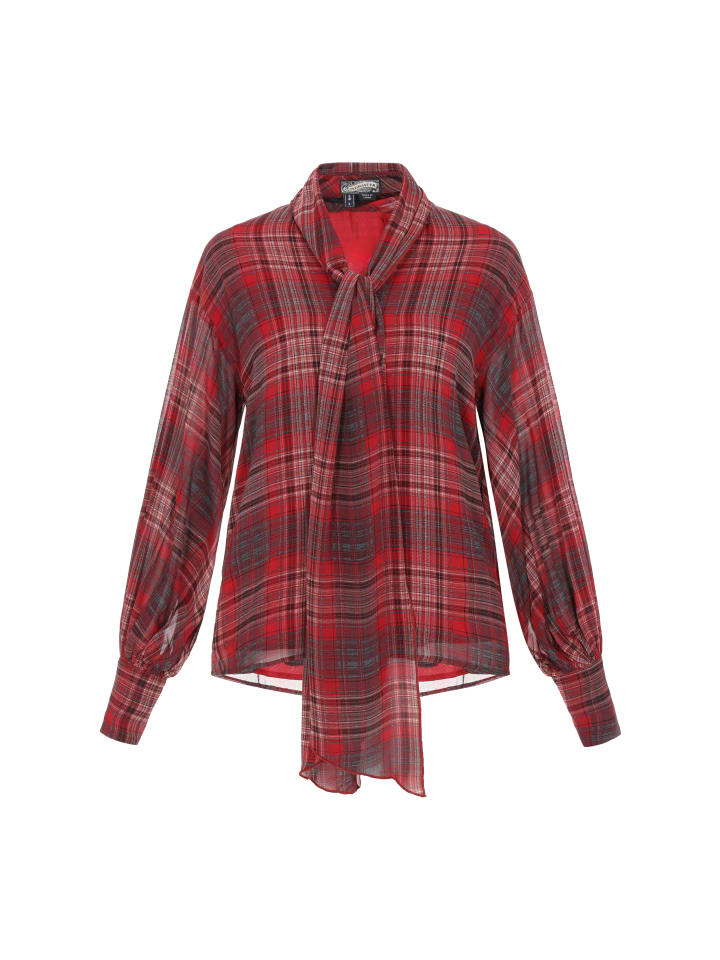 Женская рубашка в красную клетку DreiMaster Vintage
Женская рубашка в красную клетку DreiMaster Vintage