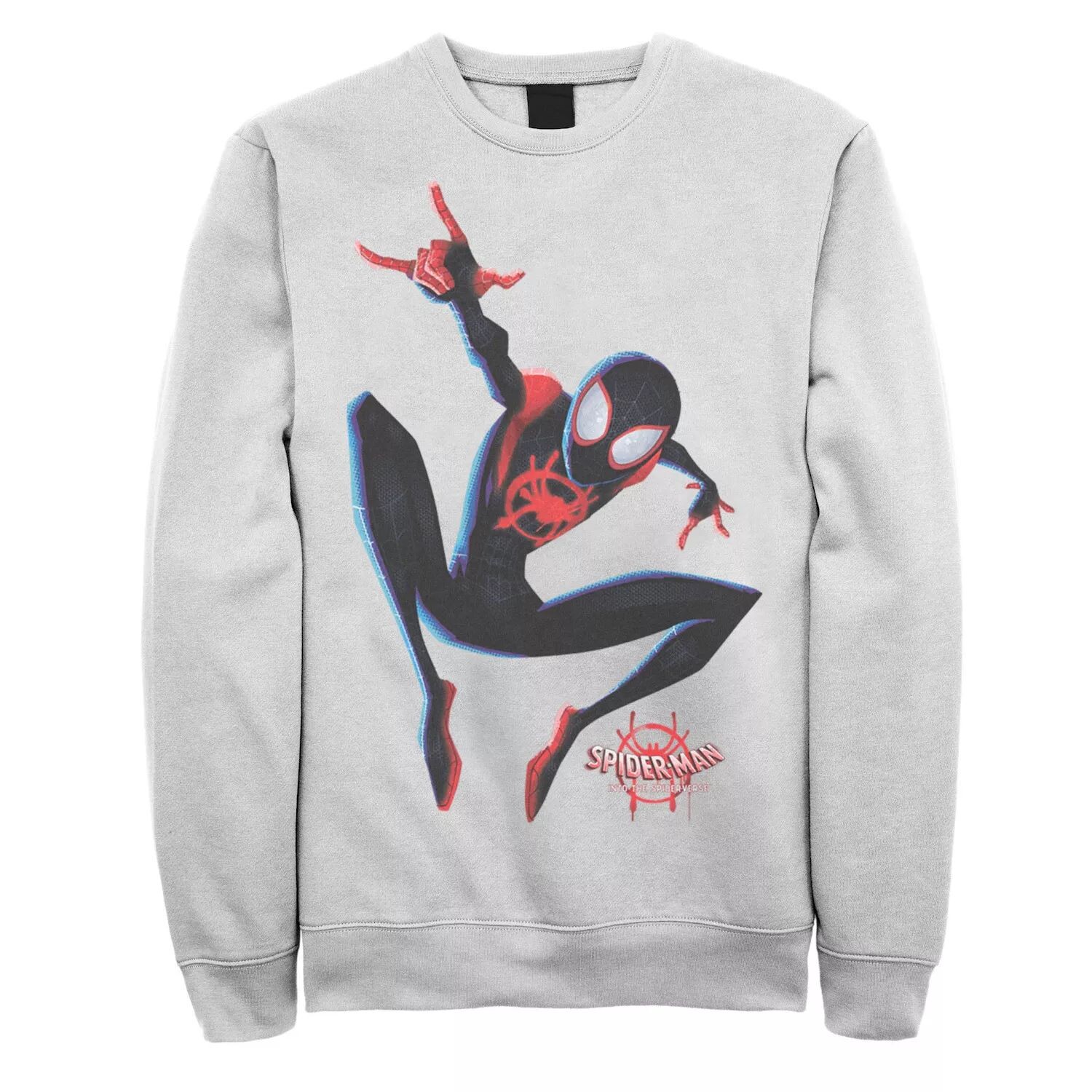 Мужской флисовый пуловер с рисунком Marvel Spider-Man Spiderverse Miles Morales
Мужской флисовый пуловер с рисунком Marvel Spider-Man Spiderverse Miles Morales