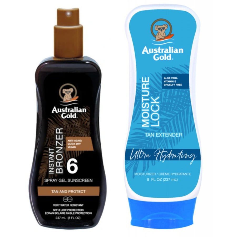 Australian Gold Spray Bronzer SPF6 + Moisture Lock 237 мл
Australian Gold Spray Bronzer SPF6 + Moisture Lock 237 мл