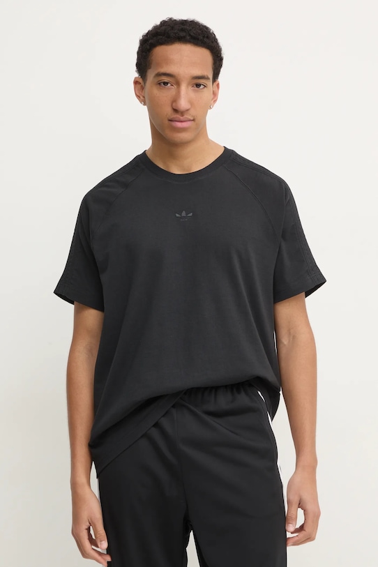 Хлопковая футболка Essential Adidas Originals, черный
Хлопковая футболка Essential Adidas Originals, черный