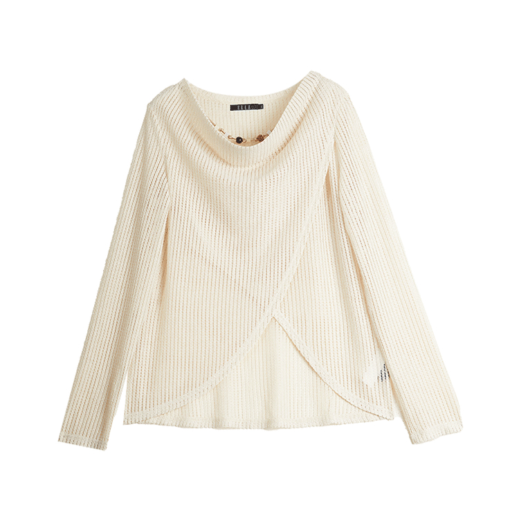 ELLE Трикотажная кофта Women's Beige Yellow Crew Neck Moderate Others
ELLE Трикотажная кофта Women's Beige Yellow Crew Neck Moderate Others