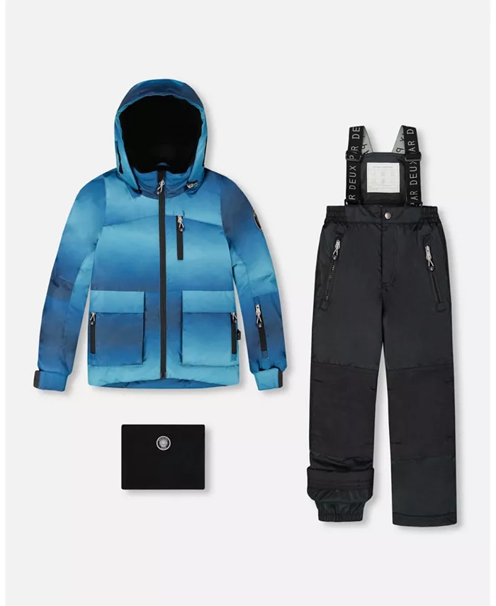 Игровой зимний комбинезон для мальчиков, состоящий из куртки с принтом и однотонных штанов, черный - Малыш|Ребенок Deux par Deux
Игровой зимний комбинезон для мальчиков, состоящий из куртки с принтом и однотонных штанов, черный - Малыш|Ребенок Deux par Deux