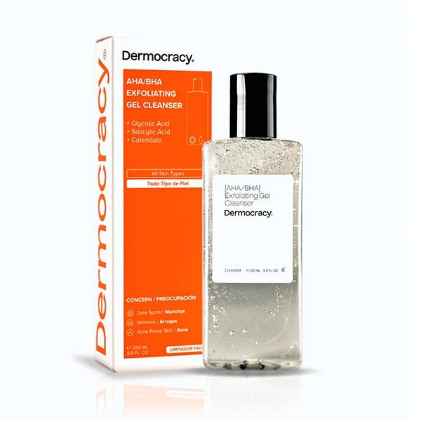 Отшелушивающий очищающий гель Aha/Bha 30 мл Dermocracy
Отшелушивающий очищающий гель Aha/Bha 30 мл Dermocracy