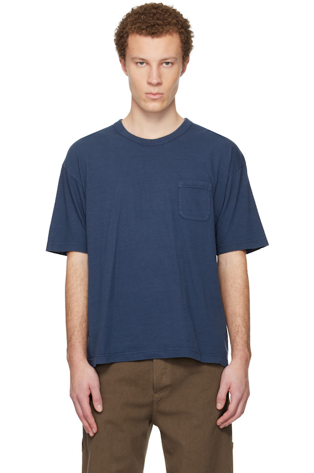 Visvim Синяя большая футболка s/s dmgd
Visvim Синяя большая футболка s/s dmgd