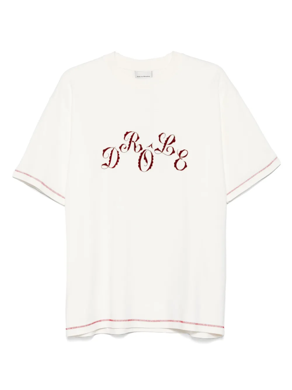 Хлопковая футболка Drôle De Monsieur, нейтральный
Хлопковая футболка Drôle De Monsieur, нейтральный