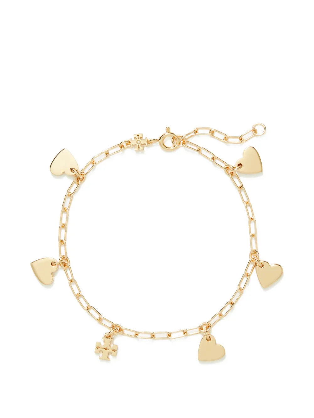 Браслет с подвеской в виде сердца CURIOSITY Tory Burch, золотой
Браслет с подвеской в виде сердца CURIOSITY Tory Burch, золотой