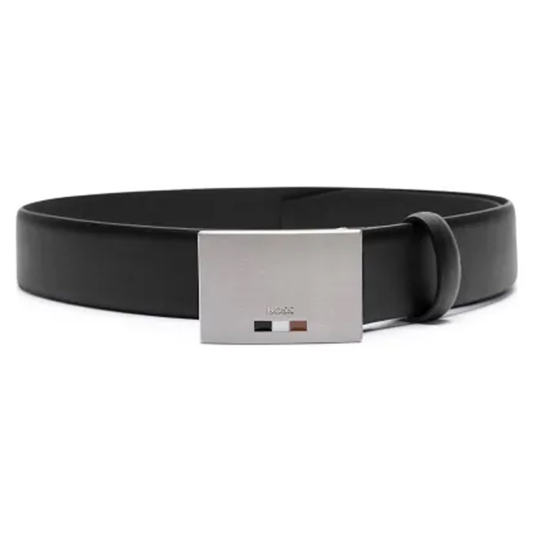 HUGO BOSS Натуральный кожаный ремень мужской черный, Black
HUGO BOSS Натуральный кожаный ремень мужской черный, Black