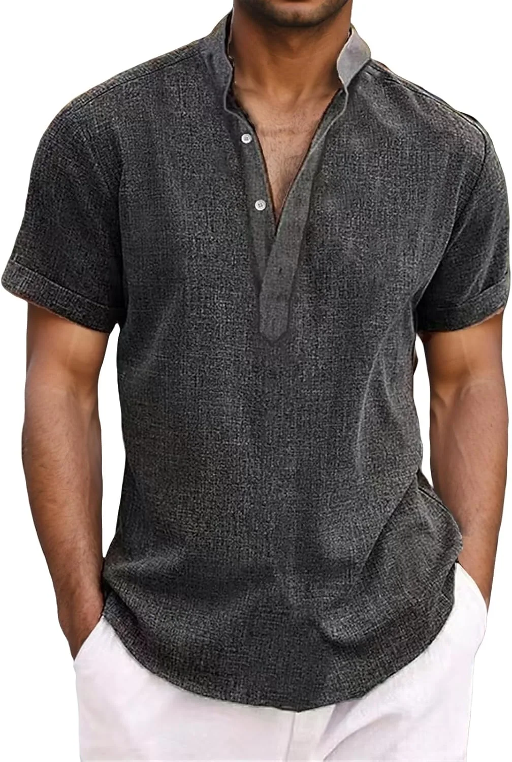 Мужская футболка-поло с коротким рукавом и воротником-стойкой Casual, летняя, свободного кроя RSZGSWS
Мужская футболка-поло с коротким рукавом и воротником-стойкой Casual, летняя, свободного кроя RSZGSWS