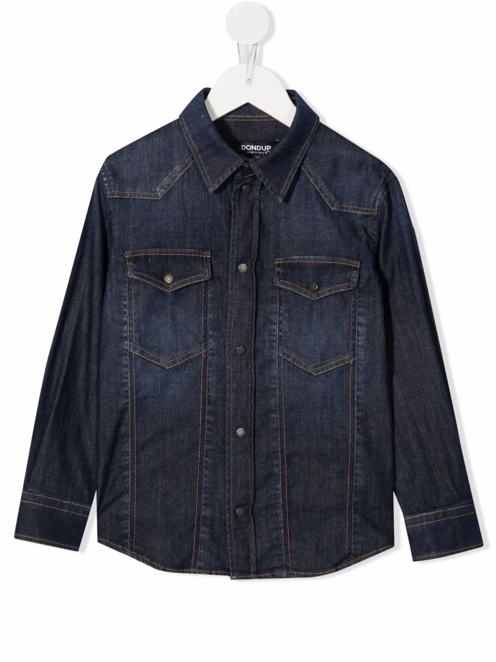 Джинсовая рубашка на пуговицах Dondup Kids, синий
Джинсовая рубашка на пуговицах Dondup Kids, синий