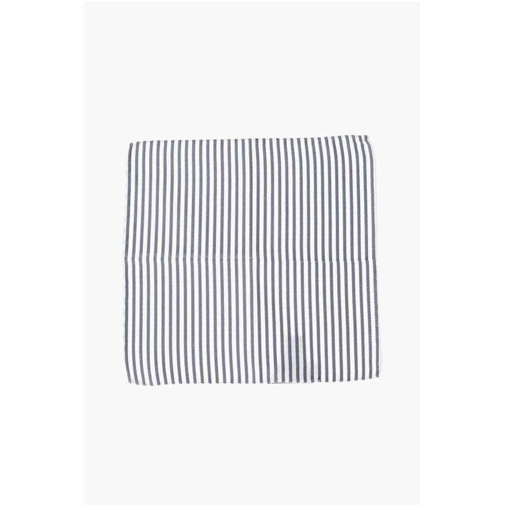 Двухцветный полосатый шелковый нагрудный платок Dsquared2, белый
Двухцветный полосатый шелковый нагрудный платок Dsquared2, белый