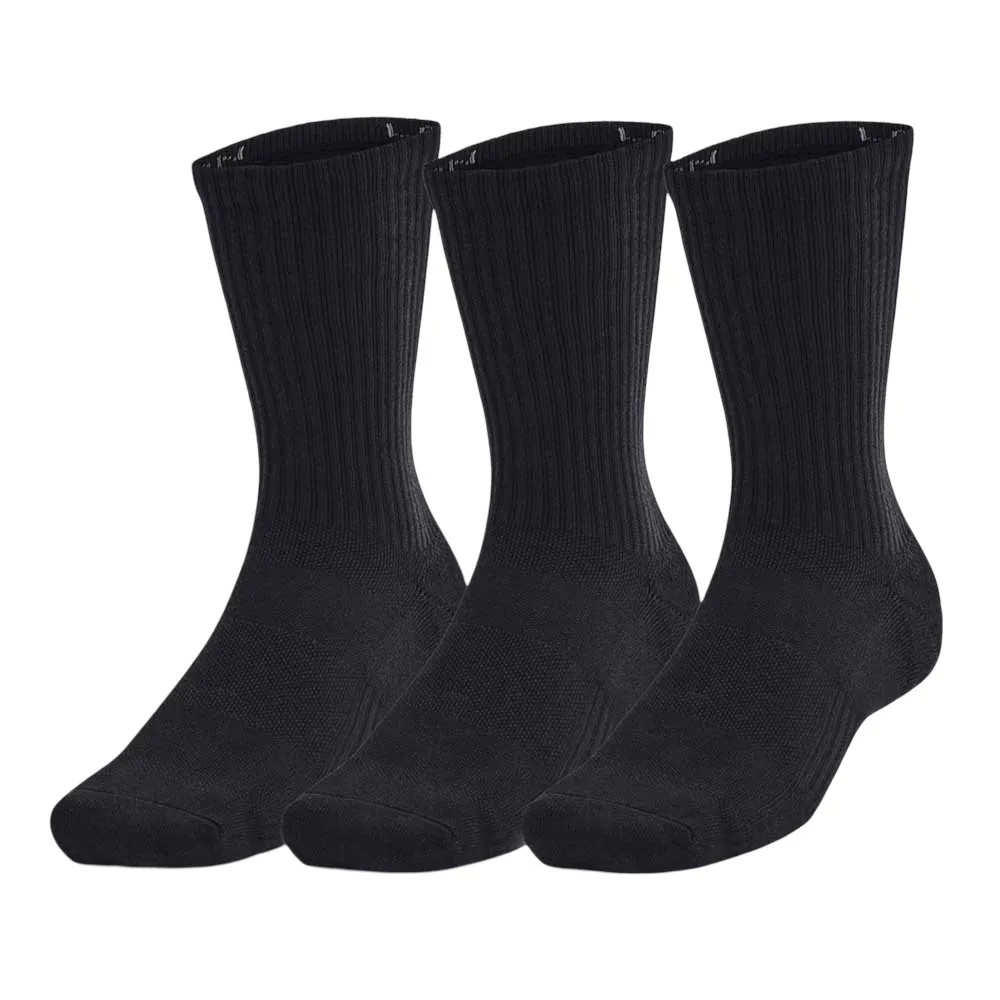 Носки 3 шт Under Armour TC Crew long, черный 
Носки 3 шт Under Armour TC Crew long, черный