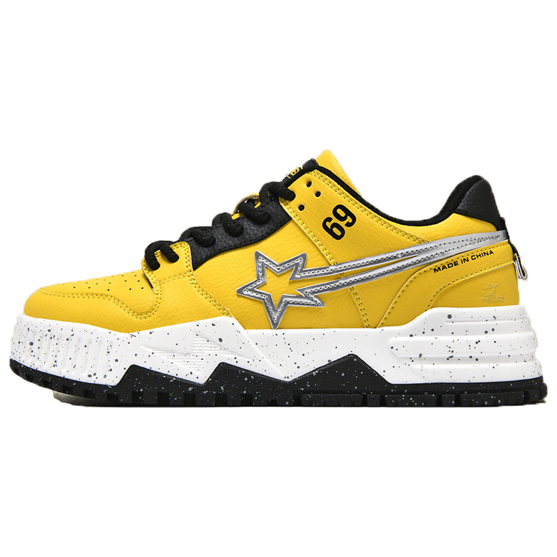 Kangaroo head Износостойкие низкие кроссовки для скейтбординга, мужские, Electric Mother, желтые
Kangaroo head Износостойкие низкие кроссовки для скейтбординга, мужские, Electric Mother, желтые