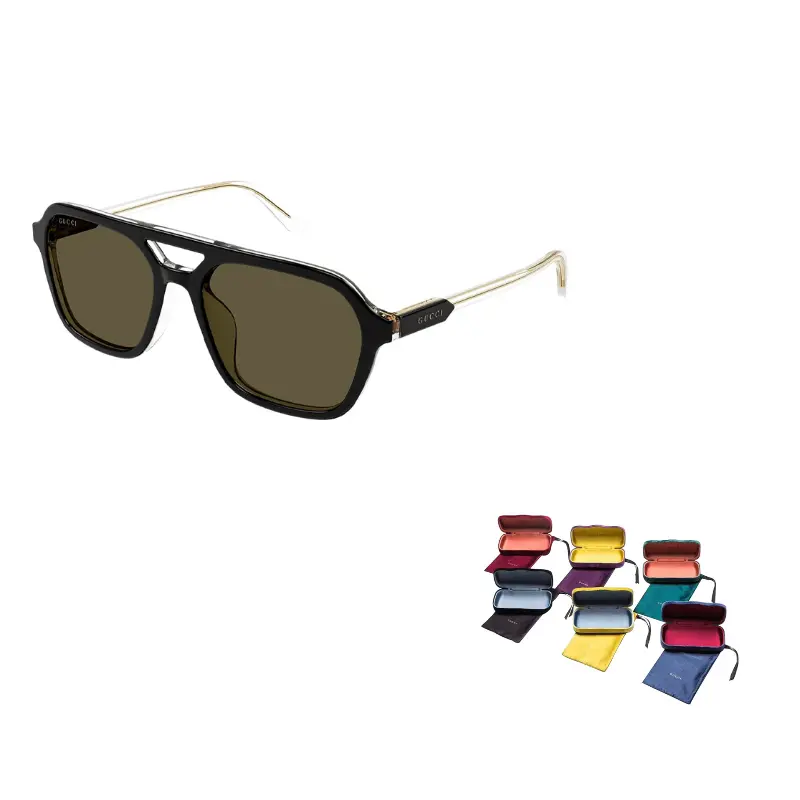 Очки солнцезащитные Pilot Frame GUCCI, черный/золотой
Очки солнцезащитные Pilot Frame GUCCI, черный/золотой