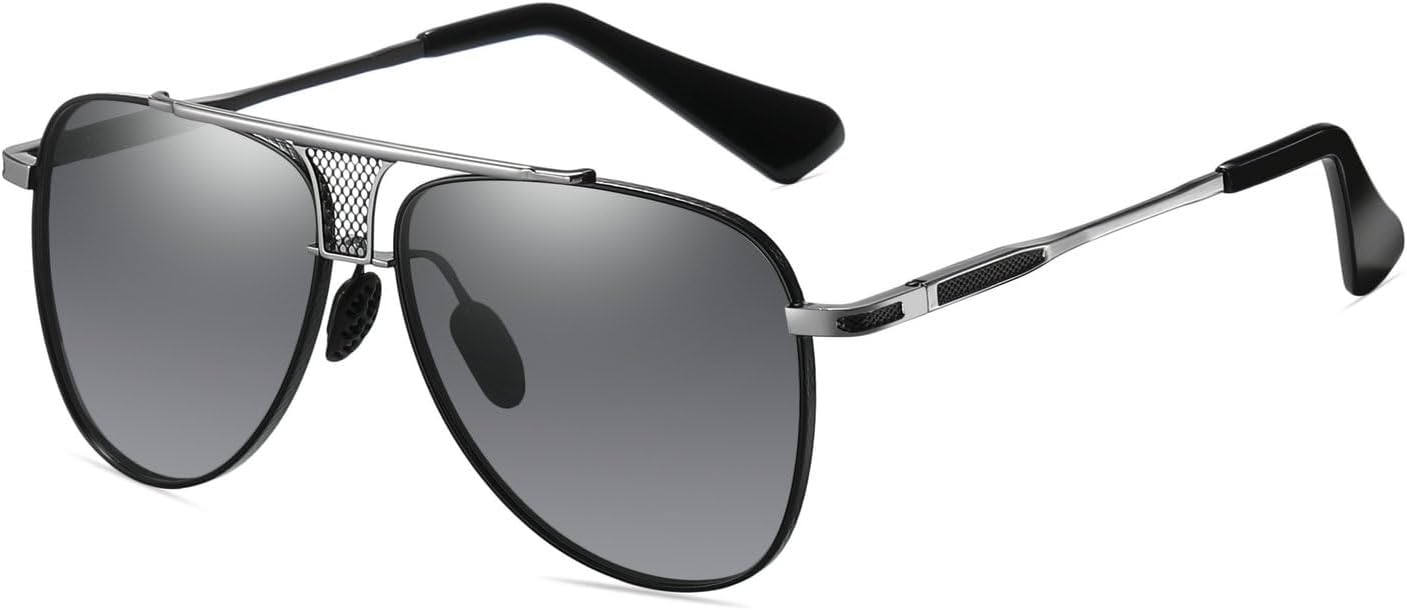 Laureles Винтажные классические солнцезащитные очки с градиентным переходом для мужчин, очки для вождения, летние очки-пилот, женские солнцезащитные очки, Black Gradient Grey
Laureles Винтажные классические солнцезащитные очки с градиентным переходом для мужчин, очки для вождения, летние очки-пилот, женские солнцезащитные очки, Black Gradient Grey