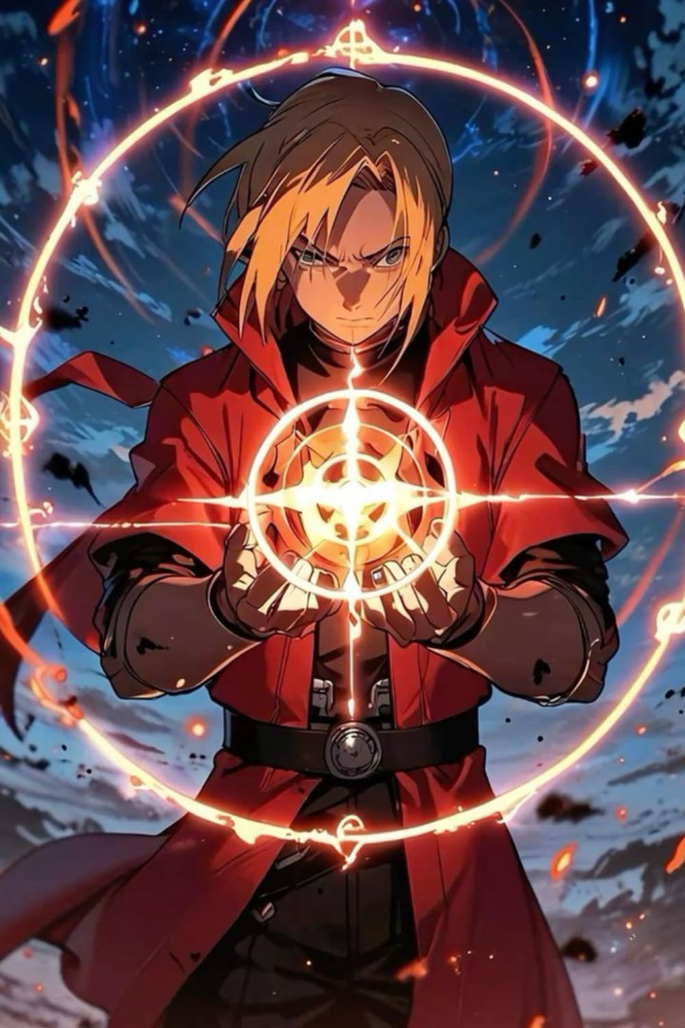 Fullmetal Alchemist Notebook: Anime & Manga Notebook, Anime Journal,120 White lined pages, Sized at 6" x 9" for Anime Lovers (Independently published)
Fullmetal Alchemist Notebook: Anime & Manga Notebook, Anime Journal,120 White lined pages, Sized at 6" x 9" for Anime Lovers (Independently published)