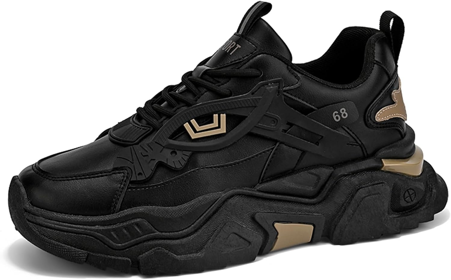 Мужские спортивные кроссовки с закругленным носком, широкой нескользящей подошвой, легкой амортизацией и удобной шнуровкой в стиле «папиных кроссовок». Подходят для бега, ходьбы и игры в мяч Qaoterod, черный
Мужские спортивные кроссовки с закругленным носком, широкой нескользящей подошвой, легкой амортизацией и удобной шнуровкой в стиле «папиных кроссовок». Подходят для бега, ходьбы и игры в мяч Qaoterod, черный